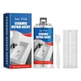 thumbnail image 1 of Qiweii 50ml Ceramic Repair Glue，Strong Bonding Adhesive for Porcelain and Ceramic Chip Fixing, 1 of 9