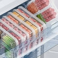 thumbnail image 1 of Qiweii 6-In-1 Kitchen Scallion Storage Box, Reusable Refrigerator Fruit Food Fresh-Keeping Drain Box, Multi Compartment Food Container (1 Set), 1 of 7