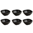 thumbnail image 1 of Qiweii 6 Pack 4 Inch Square Wheat Straw Sauce Dish，Multi purpose Small Plate for Condiment and Snack Serving, 1 of 6