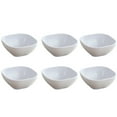 thumbnail image 1 of Qiweii 6 Pack 4 Inch Square Wheat Straw Sauce Dish，Multi purpose Small Plate for Condiment and Snack Serving, 1 of 6