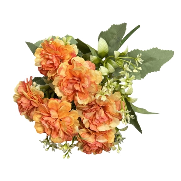 Qiweii 7 Head Cloud Lotus Artificial Bouquet Wedding Home Decor Fake Flower