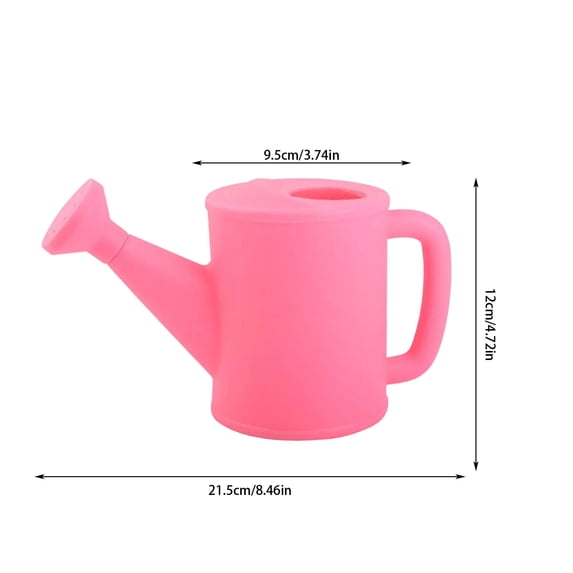 Qiweii 700ML Green Plastic Garden Watering Pot,Lightweight Sprinkler for Plant Watering and Gardening Use
