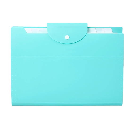Qiweii A4 12 Pocket Expanding File Folder,Multi compartment Organizer for Student Exam Paper and Office Document