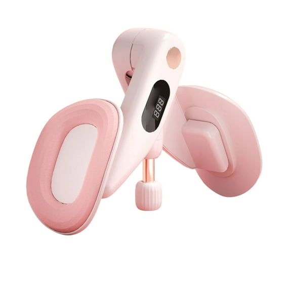 Qiweii Adjustable Thigh Trainer with Smart Counter,Leg Exercise Equipment for Home Fitness and Muscle Training