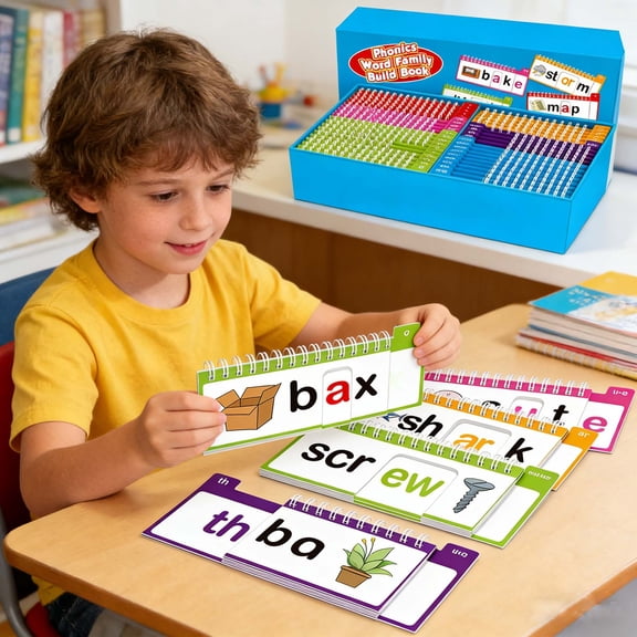 Qiweii Alphabet Flash Cards Language Learning Educational Cards for Teaching