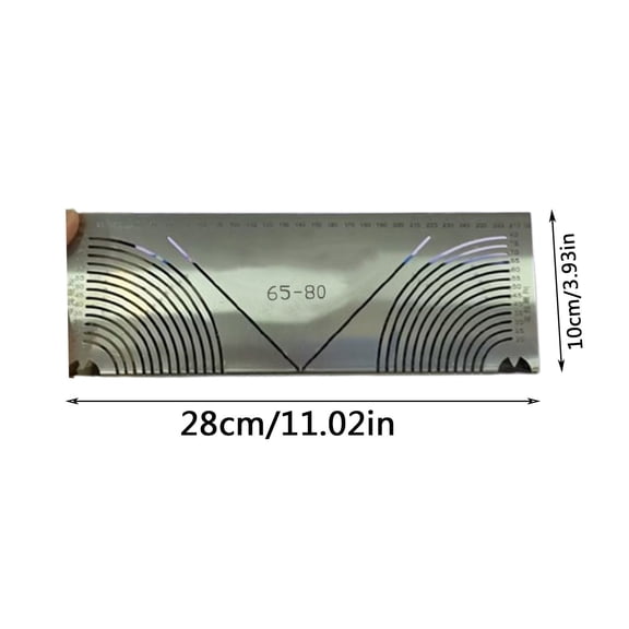 Qiweii Angle and Radius Marking Tool Precision Measuring Tool for Woodworking and Craft Projects,Practical Tool for Marking Angles