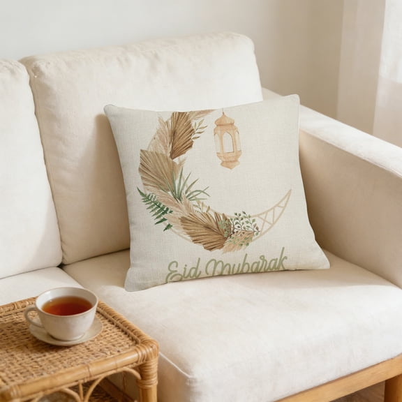 Qiweii Arabian Festival Theme Pillow Cover Ethnic Cushion Case for Home Interior Decor