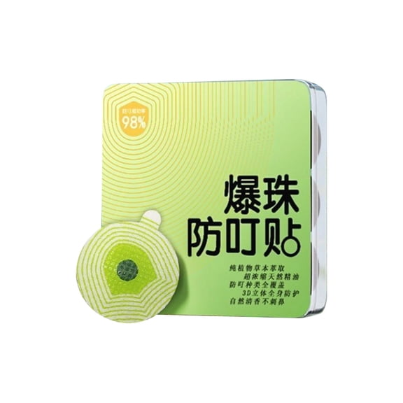 Qiweii Bead Mosquito Repellent Patches Portable Outdoor Insect Repellent Stickers for Camping