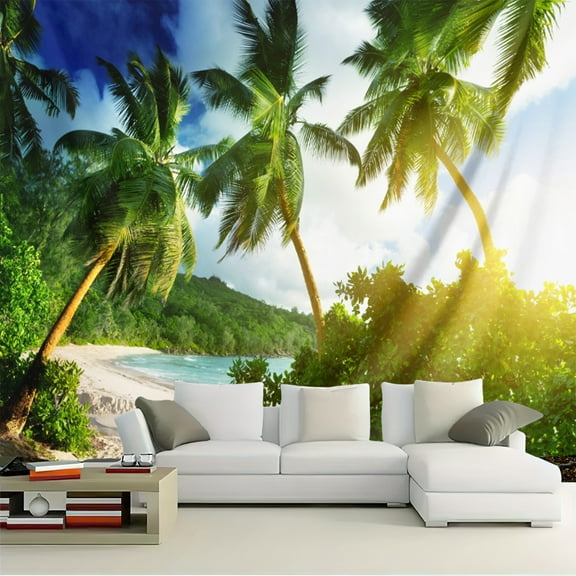 Qiweii Bedroom Living Room Scenery Tapestry Bedside Background Wall Cloth Decorative for Home Ambiance