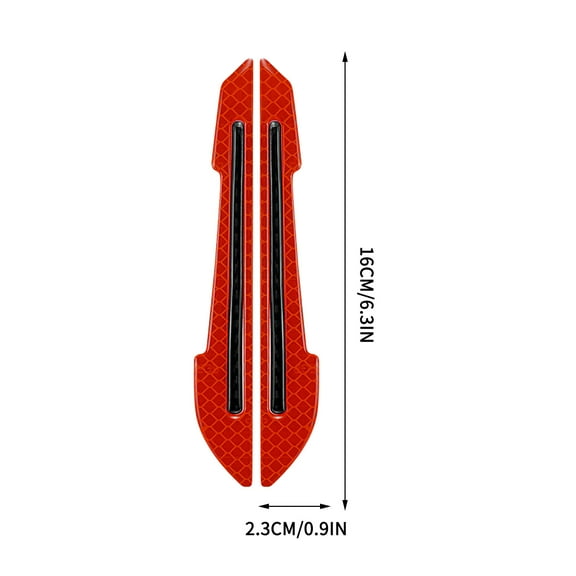 Qiweii Car Anti Scratch Strip Luminous Rearview Mirror Anti Collision Strip Sticker，Protective Sticker for Car Rearview Mirror