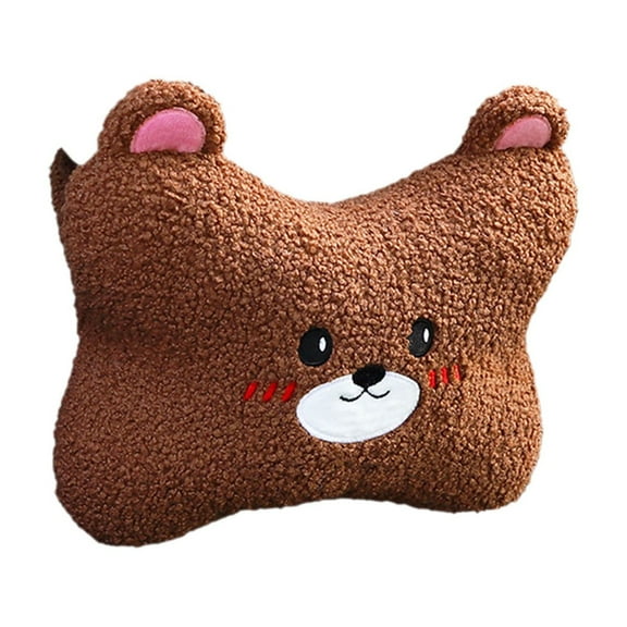 Qiweii Car Headrest Breathable Ventilated Headrest Four Season Universal Cute Headrest,Comfortable Headrest for Car