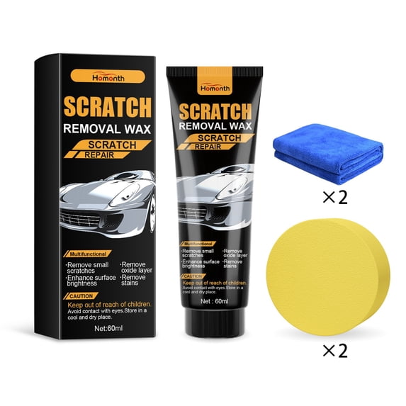 Qiweii Car Scratch Repair Paste,Effective Polishing Compound for Paint Scuff and Blemish Restoration