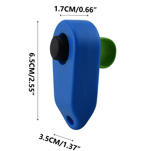 Qiweii Clicker Ring Trainer Sound Interactive Clicker Dog and Cat Training Device Fingertip Training Ring Style,Practical Trainer for Pets