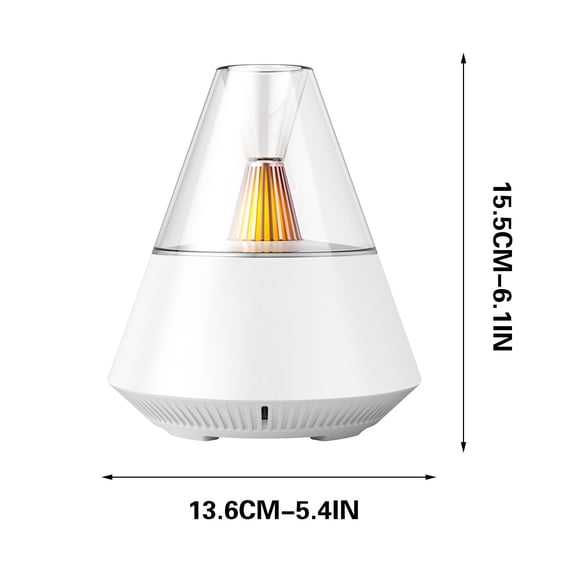 Qiweii Cone Shaped Aromatherapy Humidifier，Quiet Mini Diffuser for Home Office and Bedroom Use