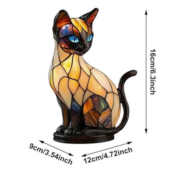 Qiweii Cute Cat Shaped LED Night Light,Decorative Lamp for Bedroom Living Room and Home Ambiance