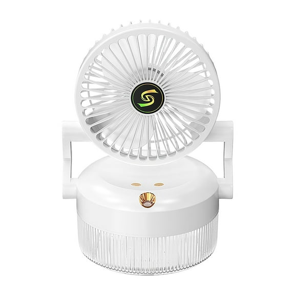 Qiweii Desktop Cooling Fan Air Conditioner Personal Mini Air Cooler for Office and Home