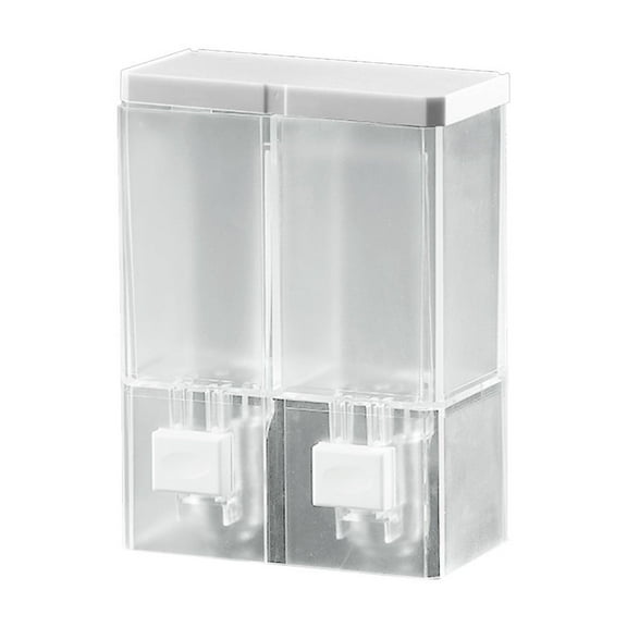 Qiweii Dual Head Foam Soap Dispenser，Wall Mount Automatic Hand Washer for Home and Hotel