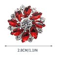thumbnail image 1 of Qiweii Floral Rhinestone Glass Button DIY Hand Decorated Button For Shirt Dress Craft Projects Sewing Accessories Creative Handmade Buttons, 1 of 5