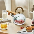 thumbnail image 1 of Qiweii Floral Stainless Steel Stovetop Whistling Tea Kettle With HAndle, 1 of 9
