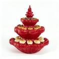 thumbnail image 1 of Qiweii Green Ceramic Christmas Tree Deviled Egg Tray with Lid，Reusable Holiday Egg Holder for Party and Dinner，Festive Tree Shape Perfect for Christmas Celebrations, 1 of 6