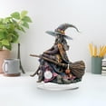thumbnail image 1 of Qiweii Halloween Witch Figurine Halloween Decorations Tray Indoor Haunted House Spooky Witch Statues, Mini Figurines Home Decor Used for home, living room, bedroom, outdoor, indoor, balcony, 1 of 5