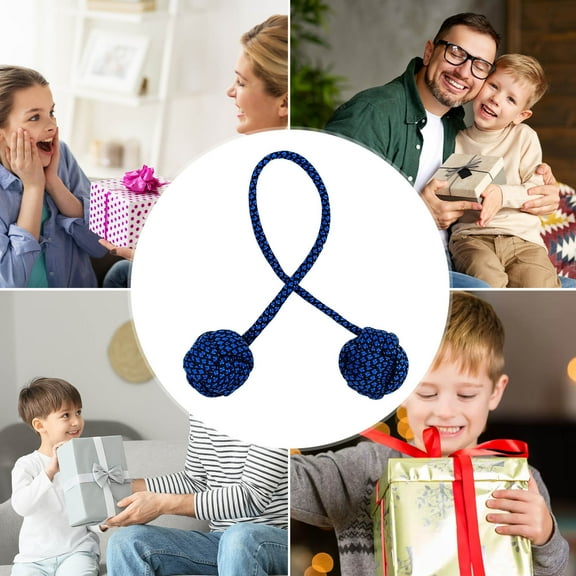 Qiweii Handmade Parachute Cord Steel Bead Skill Toys, Portable Leisure Worry Beads, Beginners Stress Relief Fidget Toys