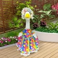 thumbnail image 1 of Qiweii High Cement Plastic Goose Porch Garden Costume Outfit Decorative Clothes, 1 of 9