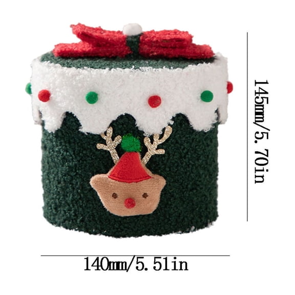 Qiweii High End Thickened Christmas Gift Box，Sturdy Luxury Packaging Box for Apple Candy and Holiday Gift Presentation