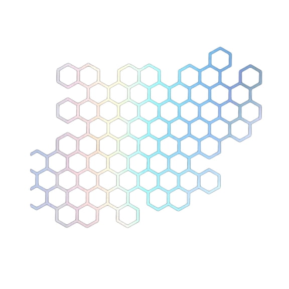 Qiweii Honeycomb Car Sticker Electric Bike Motorcycle Personalized Modified Taillight Sticker Car Decal,Decorative Sticker for Vehicles