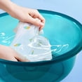 thumbnail image 1 of Qiweii Large Size Clear Reinforced Wash Basin，Sturdy Plastic Tub for Laundry and Household Chores, 1 of 6