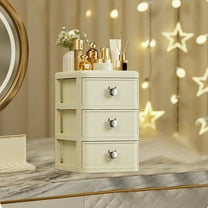 Qiweii Makeup Organizer Skincares Cosmetic Organizer Vanity Organizer Dresser Bathroom Counter Organizer Drawer Storage Box For Storing Small Items