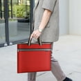 thumbnail image 1 of Qiweii Men's Waterproof Business Briefcase, Portable A4 Cloth File Bag, Office Data Storage Bag, 1 of 4