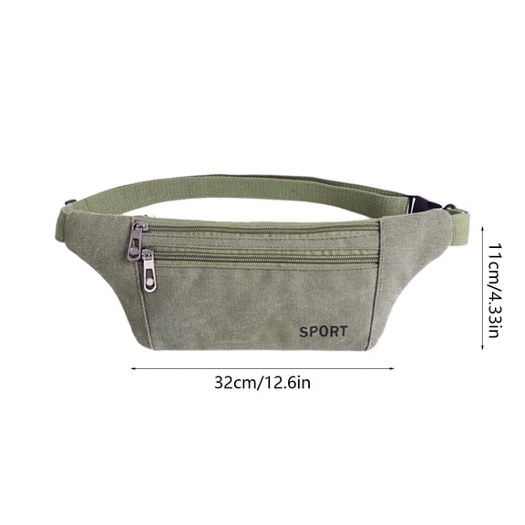 Qiweii Mobile Phone Belt Bag Men Work With Female Thickened Wear Outdoor Cashier Wallet Belt Bag Waterpoof Sports Waist Packs with Adjustable Strap for Running