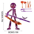 thumbnail image 1 of Qiweii Multi Joint Movable Stick Figure Figurine Desktop Decorative Ornament, 1 of 7