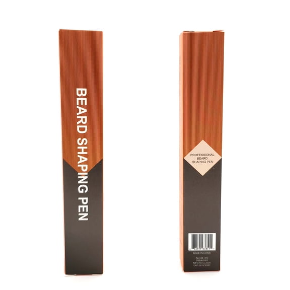 Qiweii New 2 In 1 Four Prong Tip Men’s Beard Pen,Mustache Shaping and Filling Tool