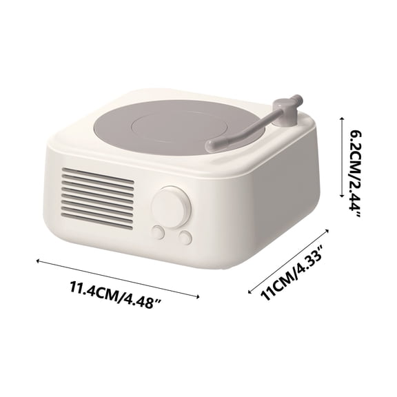 Qiweii New Retro X17 Solo Bluetooth Speaker TF Card Audio Outdoor Simple Mini USB Rechargeable Portable Speaker，Portable Speaker for Outdoor and Home