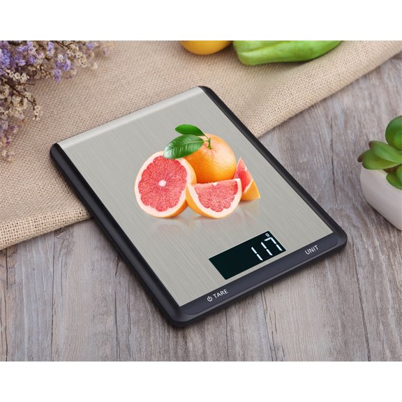 Qiweii New Stainless Steel Digital Kitchen Scale Precise Electronic Scale for Baking and Cooking