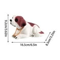 thumbnail image 1 of Qiweii Nodding Dog Car Ornament Cute Resin Shaking Head Doll Decorative Figurine For Car Interior Dashboard Festive Home Decor, 1 of 6