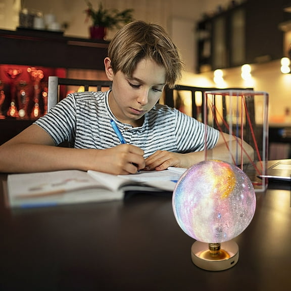 Qiweii Originality Metal Iron Craft Table Lamp，Wireless Charging and Touch Function，Bar Atmosphere Light and Bedside Night Light Ornament