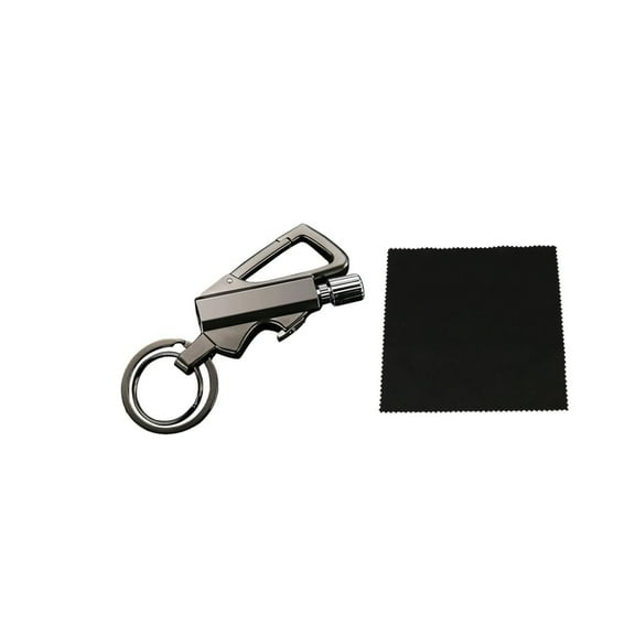 Qiweii Permanent Match Infinity Lighter, 3-in-1 Keychain Bottle Opener Igniter, Reusable Unlimited Lighter, Waterproof Matches, Outdoor Survival Permanent Igniter with 1pc Maintenance Cloth