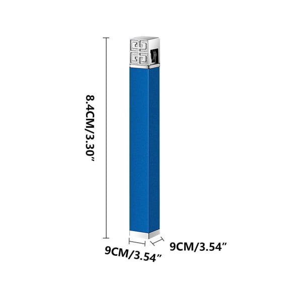 Qiweii Personalized Creative Slim Long Women’s Lighter Square Mini Portable Metal Inflatable Grinding Wheel Lighter，Stylish Lighter for Women