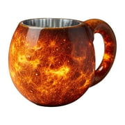 Qiweii Planetary Mug Solar System Coffee Cup Set, Space Themed Gifts for Astronomy Lovers Men Women, Galaxy Planet Design Ceramic Tea Mug for Cosmos Enthusiasts