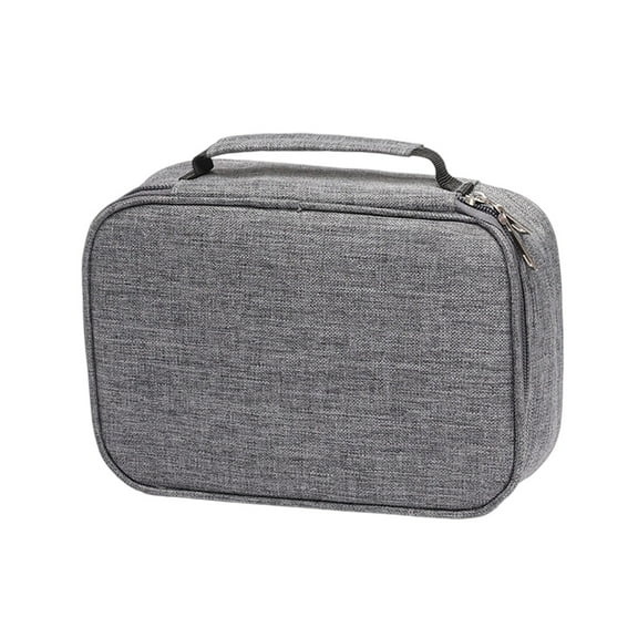 Qiweii Portable Multifunction Zipper Pencil Case High Capacity Holder Pouch Pen Bag Colored Pencil Pen Box With 2 Removable Sleeves 72 Slots