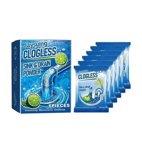 Qiweii Premium Sewer Dredging Powder,Heavy Duty Pipe Clog Dissolving and Odor Eliminating Agent