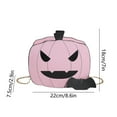 thumbnail image 1 of Qiweii Pumpkin Chain Bag for Halloween Fashion Ladies Shoulder Bag Pumpkin Crossbody Purse Stylish Handbag Casual Crossbody Shoulder Bag Chain Bag Women's Gifts, 1 of 6
