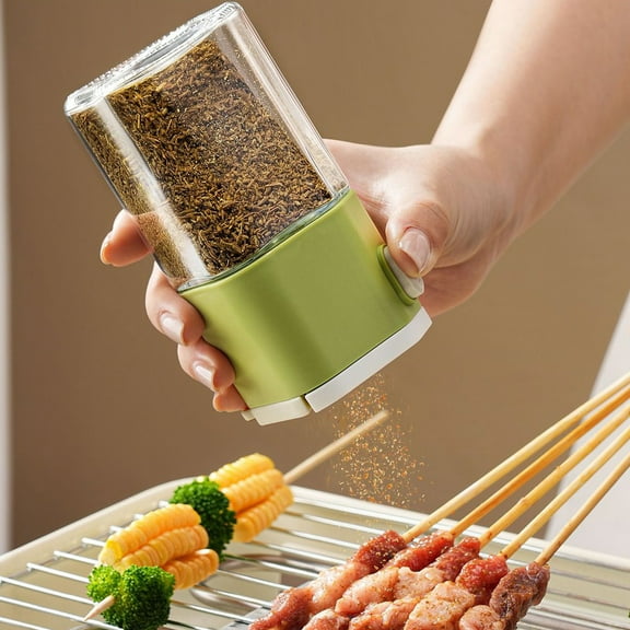 Qiweii Quantitative Control Seasoning Jar Kitchen Condiment Food Storage Bottle