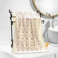 thumbnail image 1 of Qiweii Rabbit Print Microfiber Hair Towel Ultra Soft, Highly Absorbent Quick Dry Face Towel for Bath, Spa, and Daily Use - Lightweight Superfine Fiber Decorative Towel Set, 1 of 6