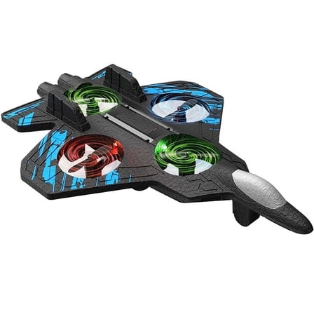 Qiweii Remote Control Foam Aircraft 4 Axis Single Battery Version，Fun Drone Toy for Outdoor Flight