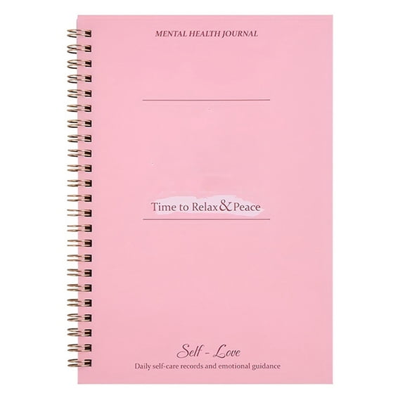 Qiweii Self Care Journal and Planner Notebook for Daily Goal Setting and Reflection，Functional Notebook for Habit Tracking Mental Wellness and Productivity