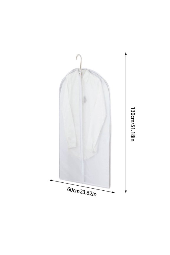 Semi Transparent Suit Garment Cover Breathable Dustproof Bag for Closet Coat Blazer and Formal Wear Storage